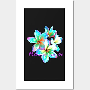 I love you in Hawaiian,  Hawaiian Flower Posters and Art